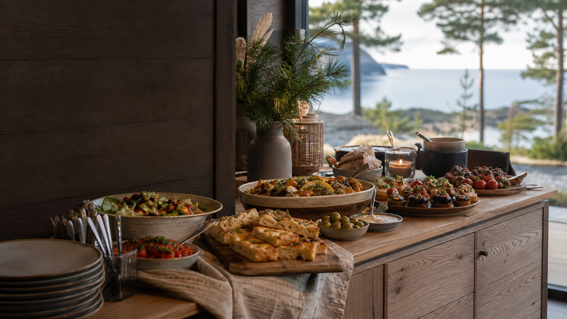 Tapas og selskapsmat fra Nobel Catering, levert i Asker