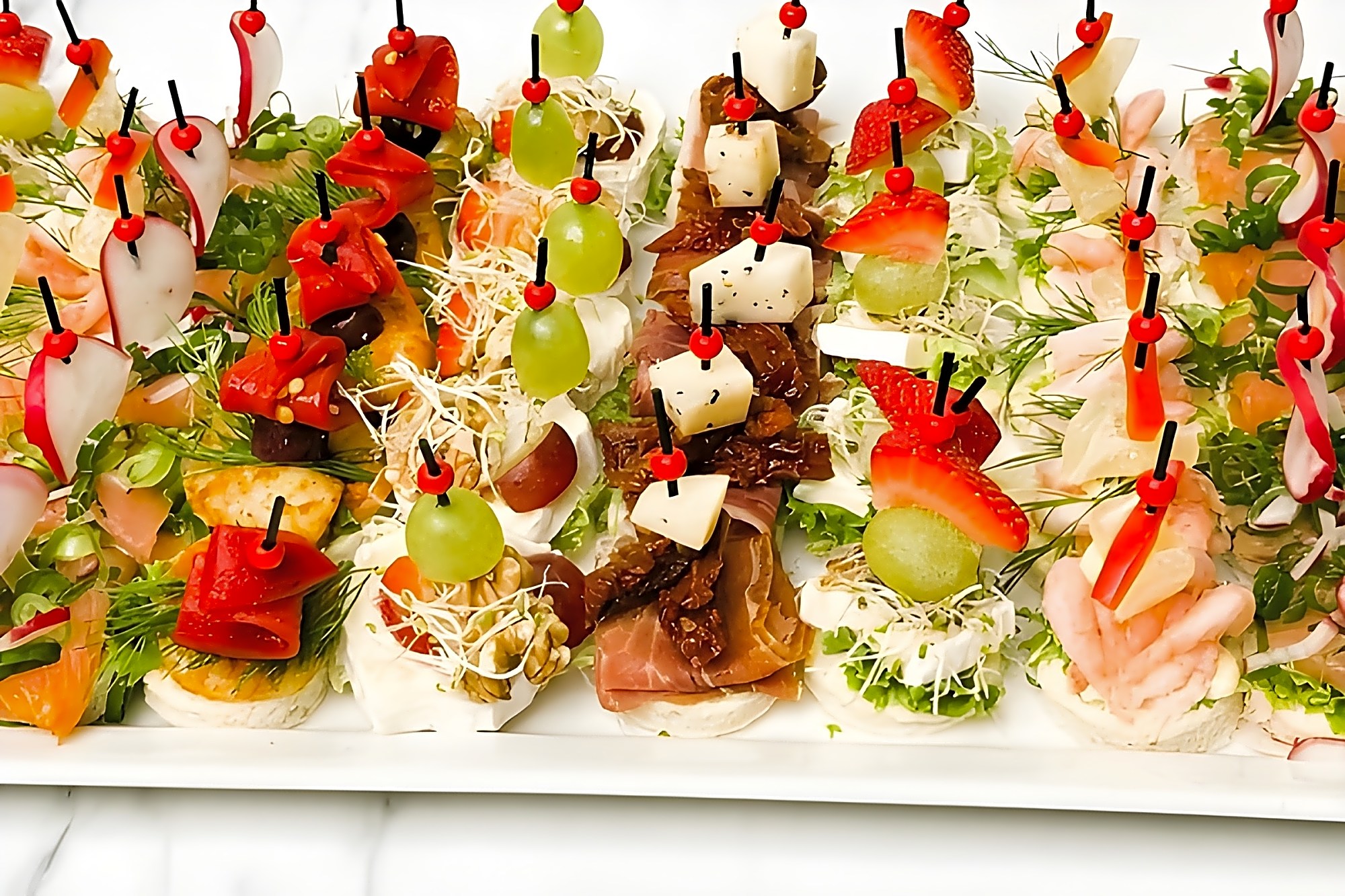 Kanapeer og selskapsmat fra Nobel Catering