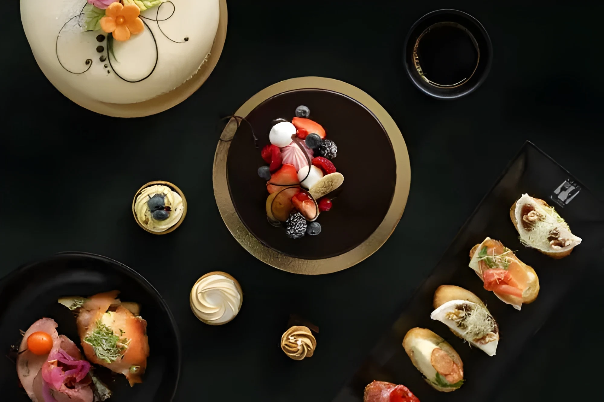 Verdig anretning til minnesamvær fra Nobel Catering & Conditori