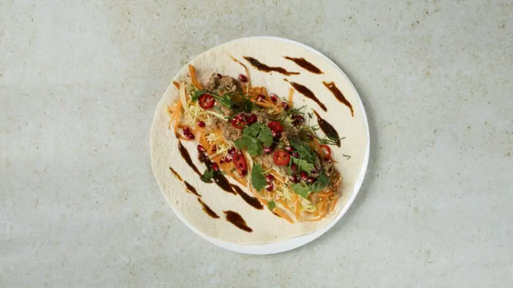 Wraps med pulled pork