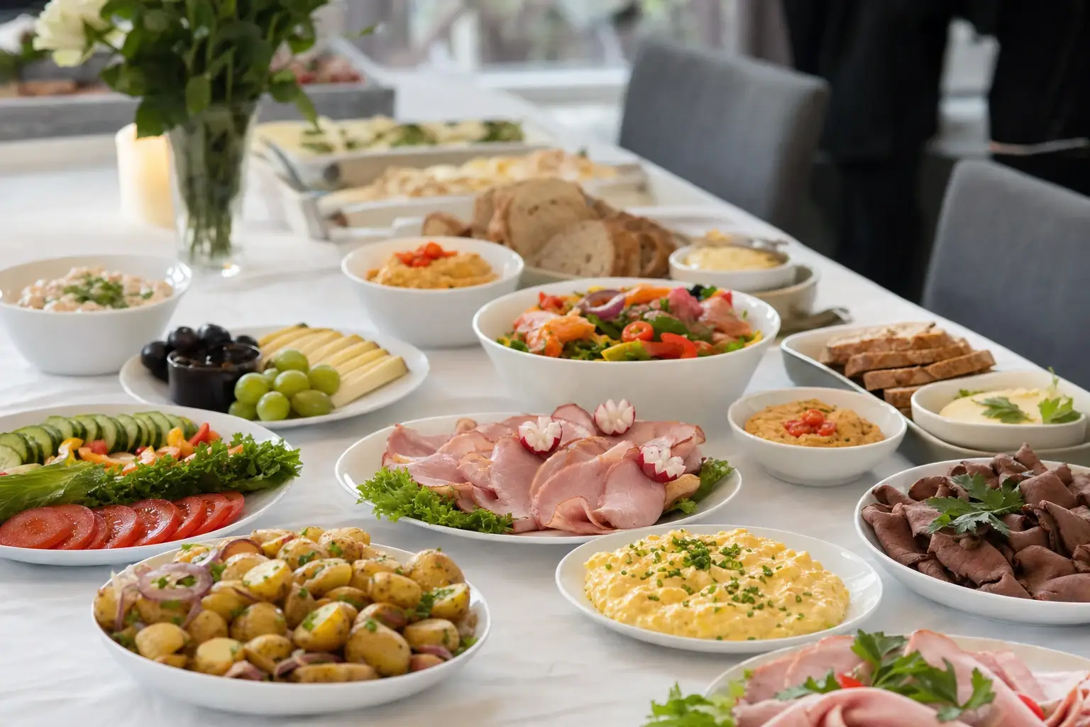 Catering, Catering Hvor mye servering trenger man til et minnesamvær?