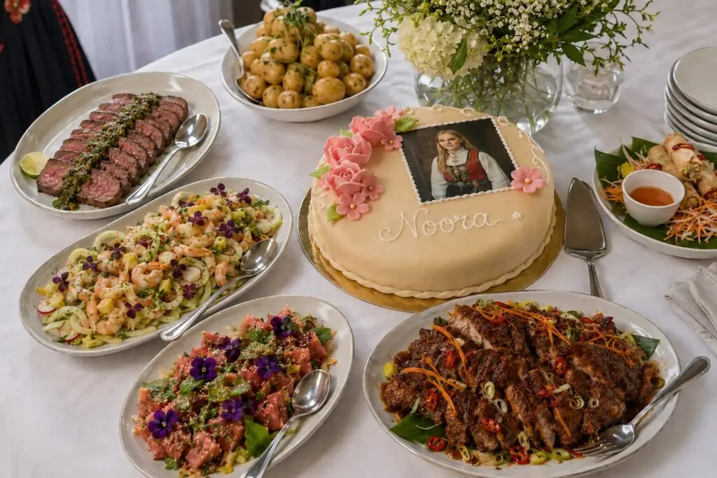 Catering, Catering konfirmasjonsbuffet